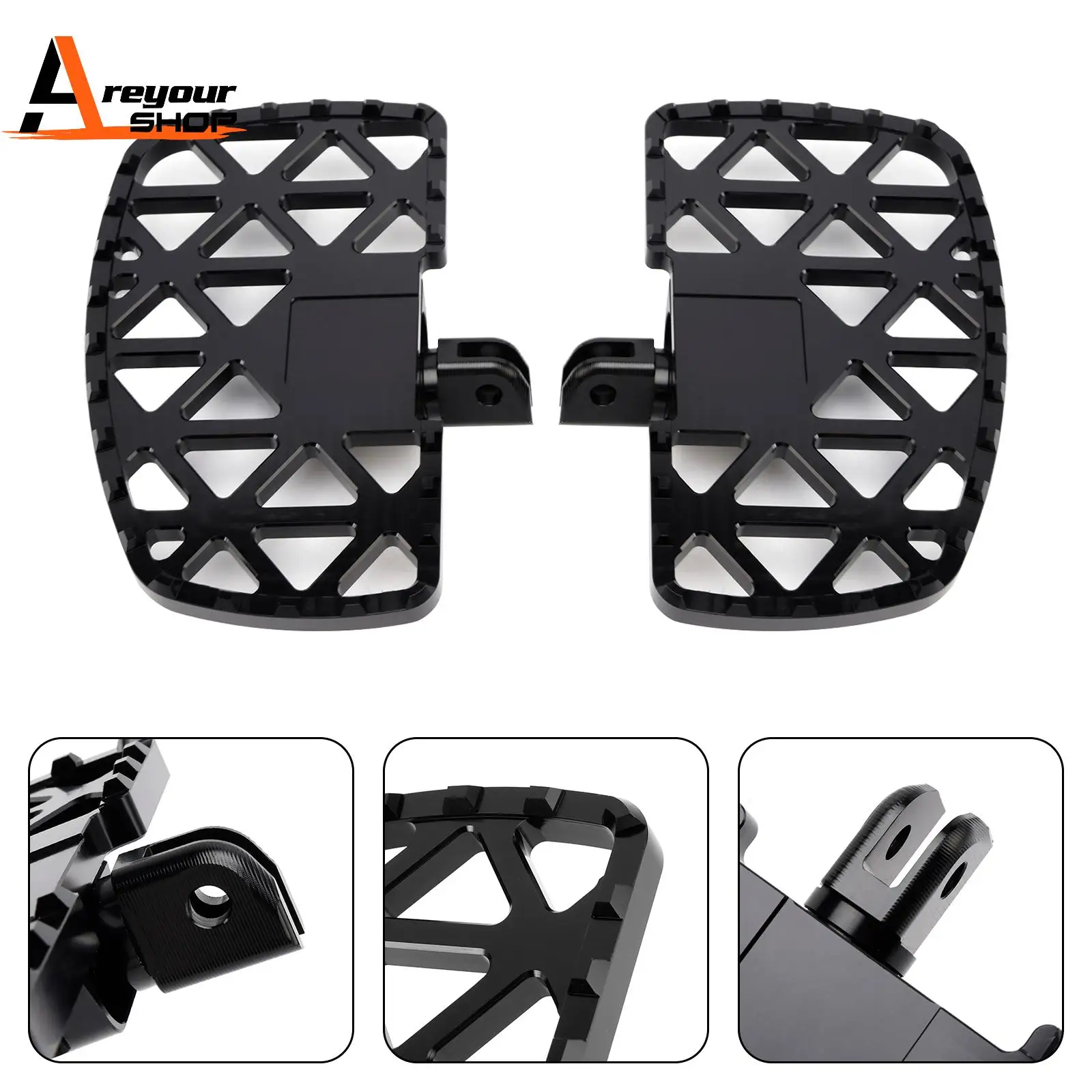 

Front Footrests Foot Pegs fit for Speedmaster 2018-2025 Rocket 3GT 2020-2025