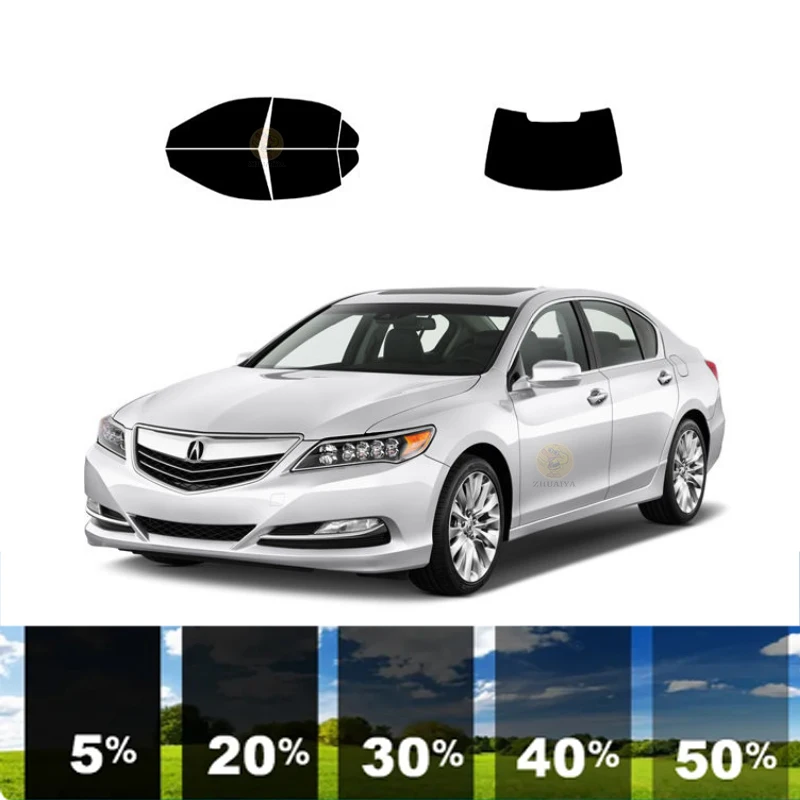 precut Removable Window Tint Film For Car 100% UVR 5%-35%VLT Heat Insulation Carbon ﻿For ACURA RL 4 DR SEDAN 2009-2013