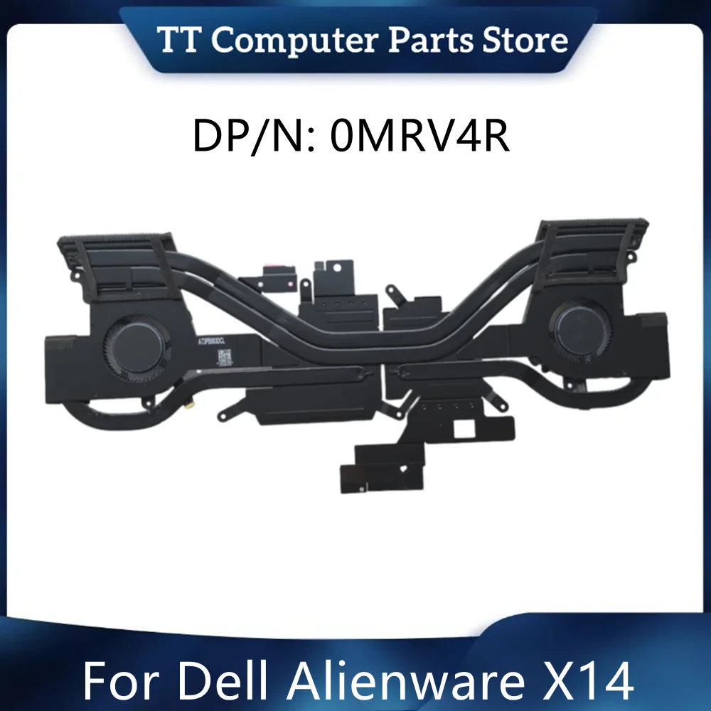 

Новый радиатор для ноутбука Dell Alienware X14, охлаждающий вентилятор 0198CH 05PF30 0MRV4R 198CH 5PF30 MRV4R, радиатор с быстрой доставкой