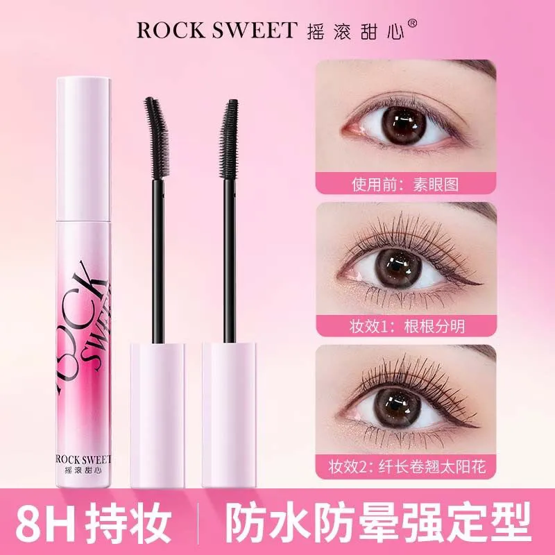 ROCK SWEET Lash Primer Mascara Base Long Lasting Curling Setting Waterproof No‑smudge Create Sunflower Lashes Lash Growth Serum