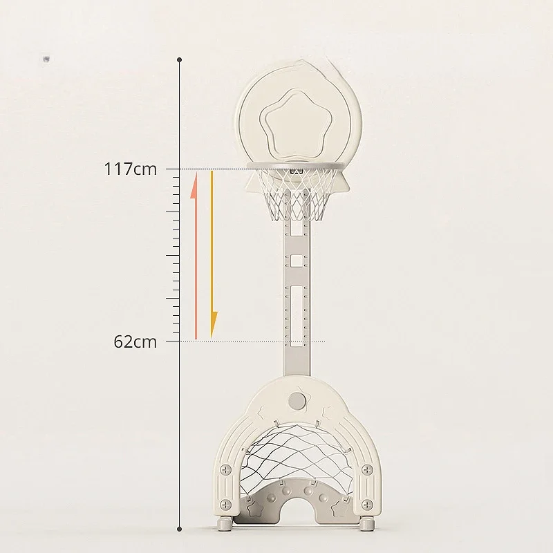 Mini Outdoor Games Children's Basketball Stand, Adjustable Basketball Frame Shooting Racks, Indoor Baby Boy Basketball Toys
