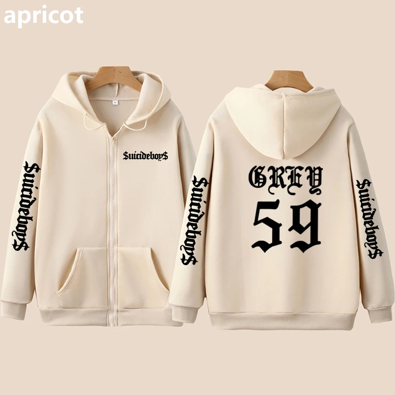 Suicideboys G59 Zipper Sweatshirt  Suicideboys Gift to Fans Hip-Hop Style O-Neck Sweatshirt  Suicideboys Peripheral Goods Winter