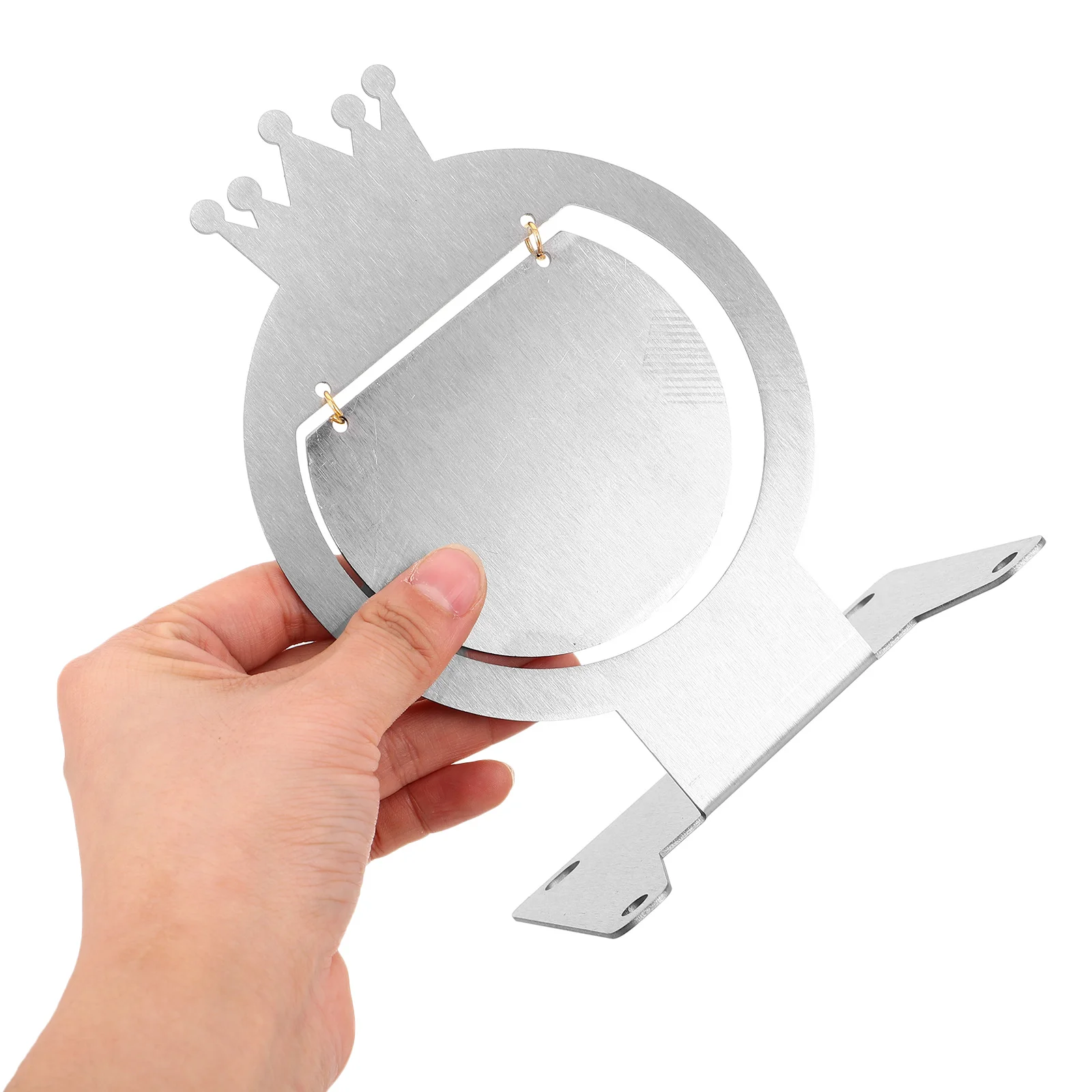 Sistema de reinicio giratorio de Metal para entrenamiento de tiro giratorio, para práctica en interiores y exteriores, tablero de ejercicio compacto, resistente y preciso