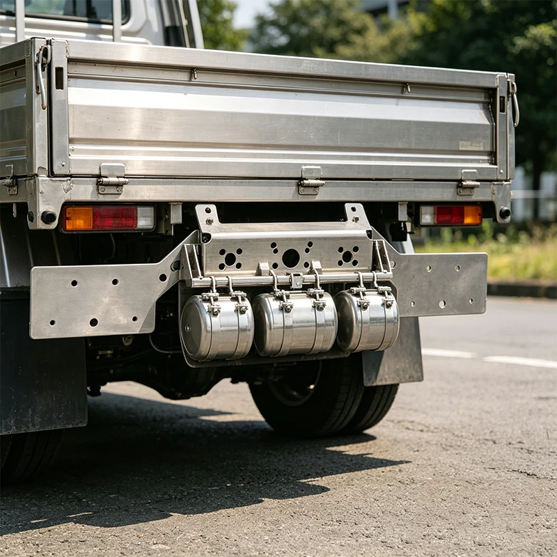 

RC 1/14 Metal Three-Box Tail Beam With Taillight Bracket Set for Tamiya Dump Truck for SCANIA MAN VOLVO Tractor Truck DIY Parts