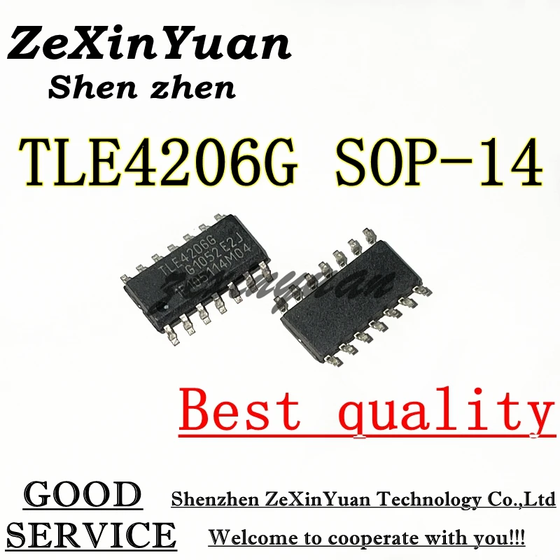 

5PCS/LOT TLE4206G TLE 4206 G TLE4206 4206G SOP-14 Best quality