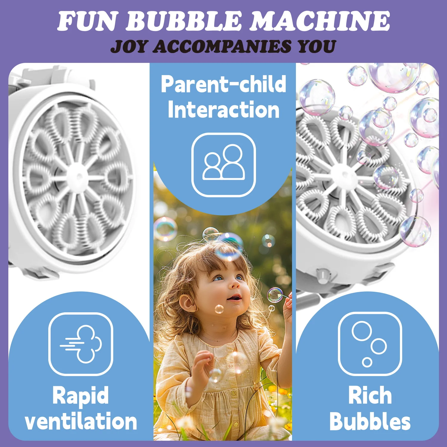 Bubble Machine ยืน Bubble Machine ของเล่นงานแต่งงานกลางแจ้ง PROP เกมของเล่นเด็กไม่มีแบตเตอรี่ Bubble Water