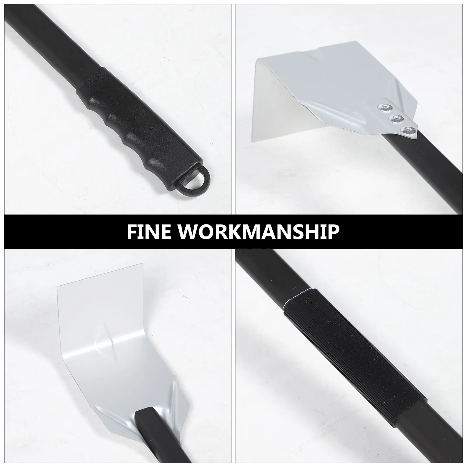 

Stainless Steel Rake For Bbq Grill Cleaning Tool Long Handle Durable Multifunctional Household Coal Remover Spatula Griddle