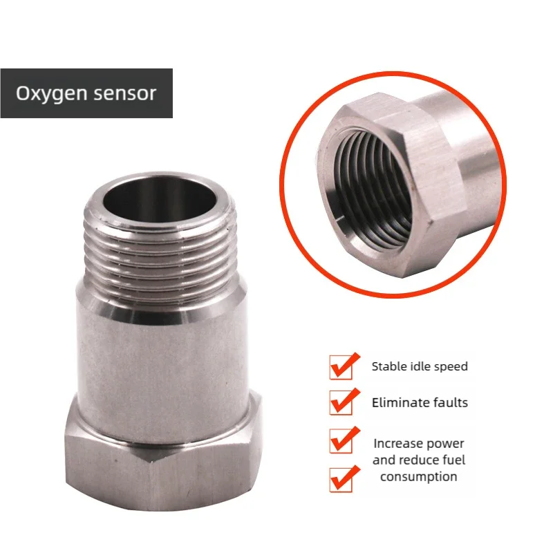 

Car inspection engine light O2 oxygen sensor adapter isolator gasket elimination fault code universal M18 * 1.5