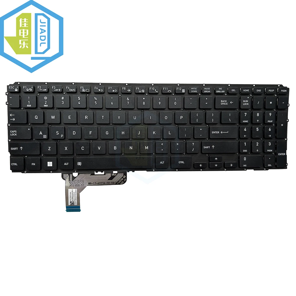 

US English Keyboard For V6323A LK133TX1C00 dynabook C50-K Toshiba Dynabook Tecra A50-J MB-17-6323A-00-0A V5323A