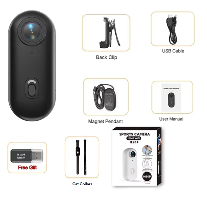 4K Outdoor Sports Camera 1080P Mini Camera In Helmet Motorcycle Bike Filming Waterproof Bicycle Action Video Recording Body Cam image 3