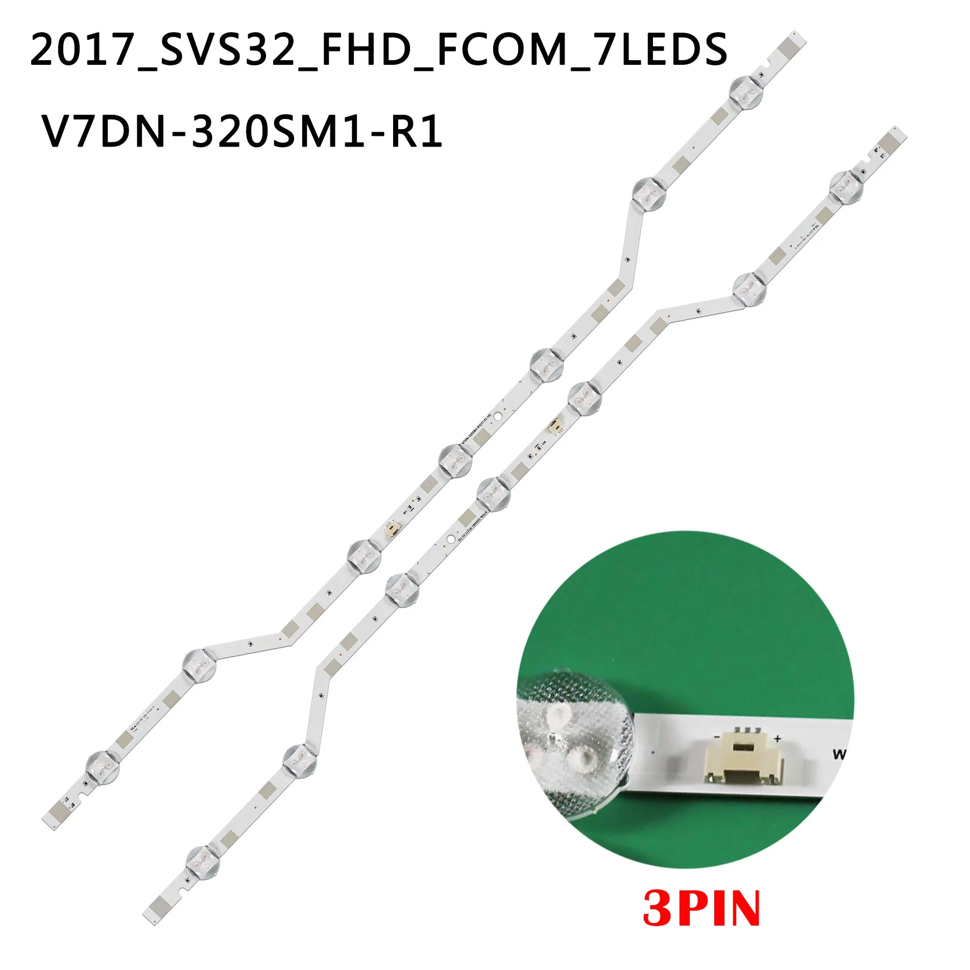 7LED แบล็คไลท์ LED สำหรับซัมซุง BN96-43667A LM41-00420A UE32M5000 UE32M5075 UE32M5005 UE32M5002 UN32M5300AF UN32M5300 UE32M5000AK