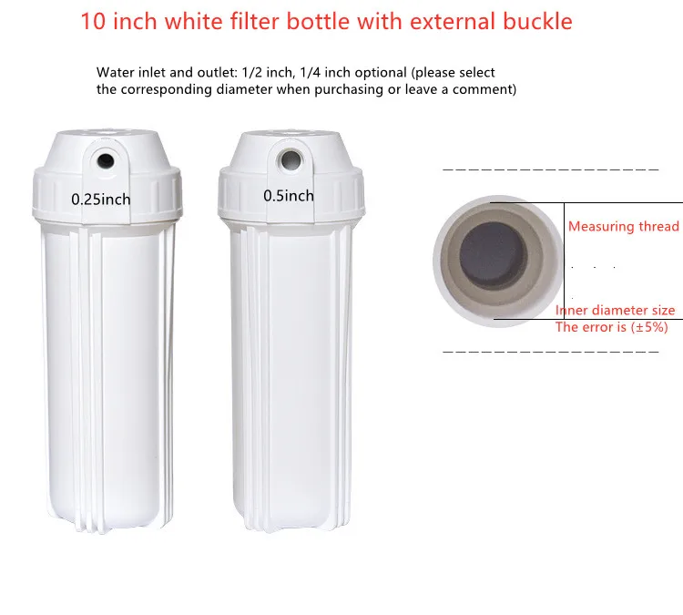 Water Pre-filter 10 inch long water purifier water filter,PPF cotton single stage prefilter