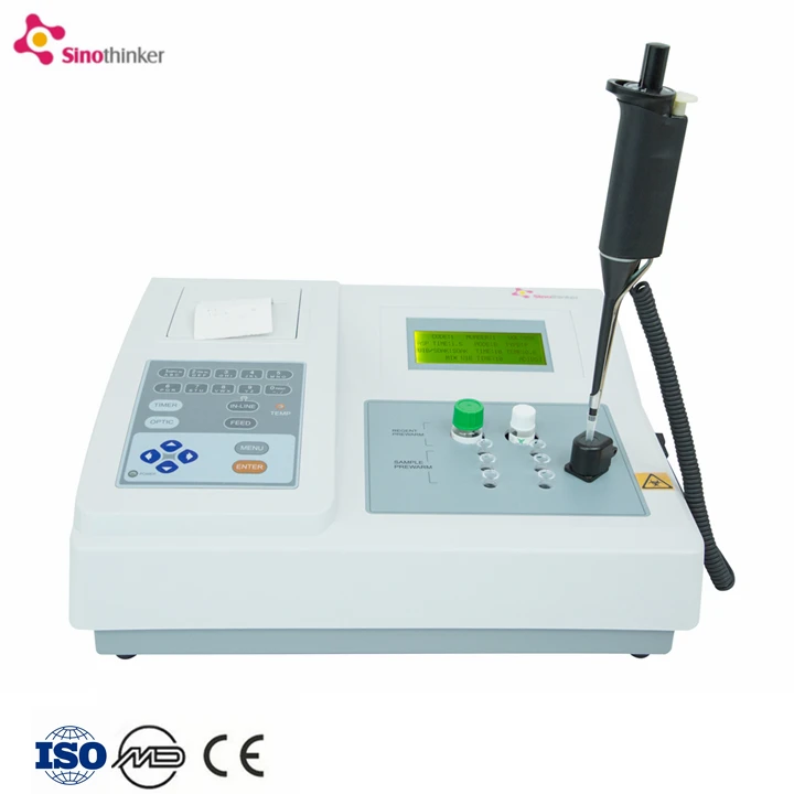 Lab Equipment Semi-Auto Coagulation Analyzer 1 Channel Medical Device Blood Analysis System