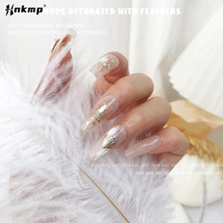 INS Nail Enhancement Photography Prop Decoration Feather Decoration Pearl Inlay Handheld Shooting Decoration Background