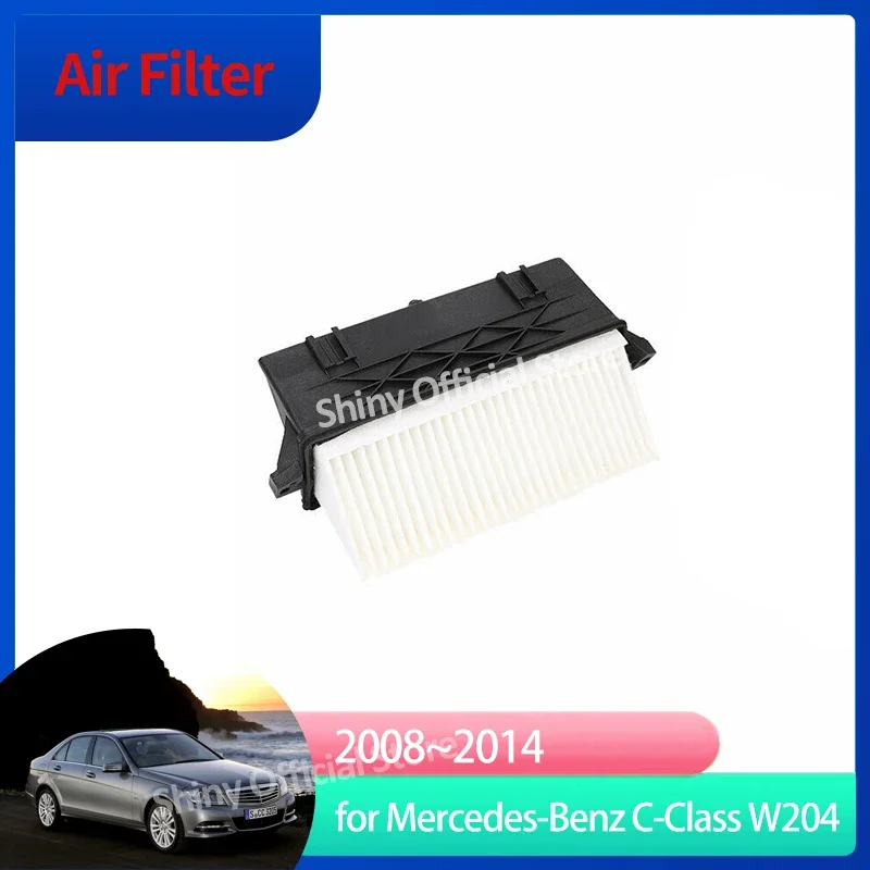 Air Filter For Mercedes-Benz C C-Class C300 C350 W204 MK3 2008 2009 2010 2011 2012 2013 2014 Car Gadgets Accessories Engine Auto