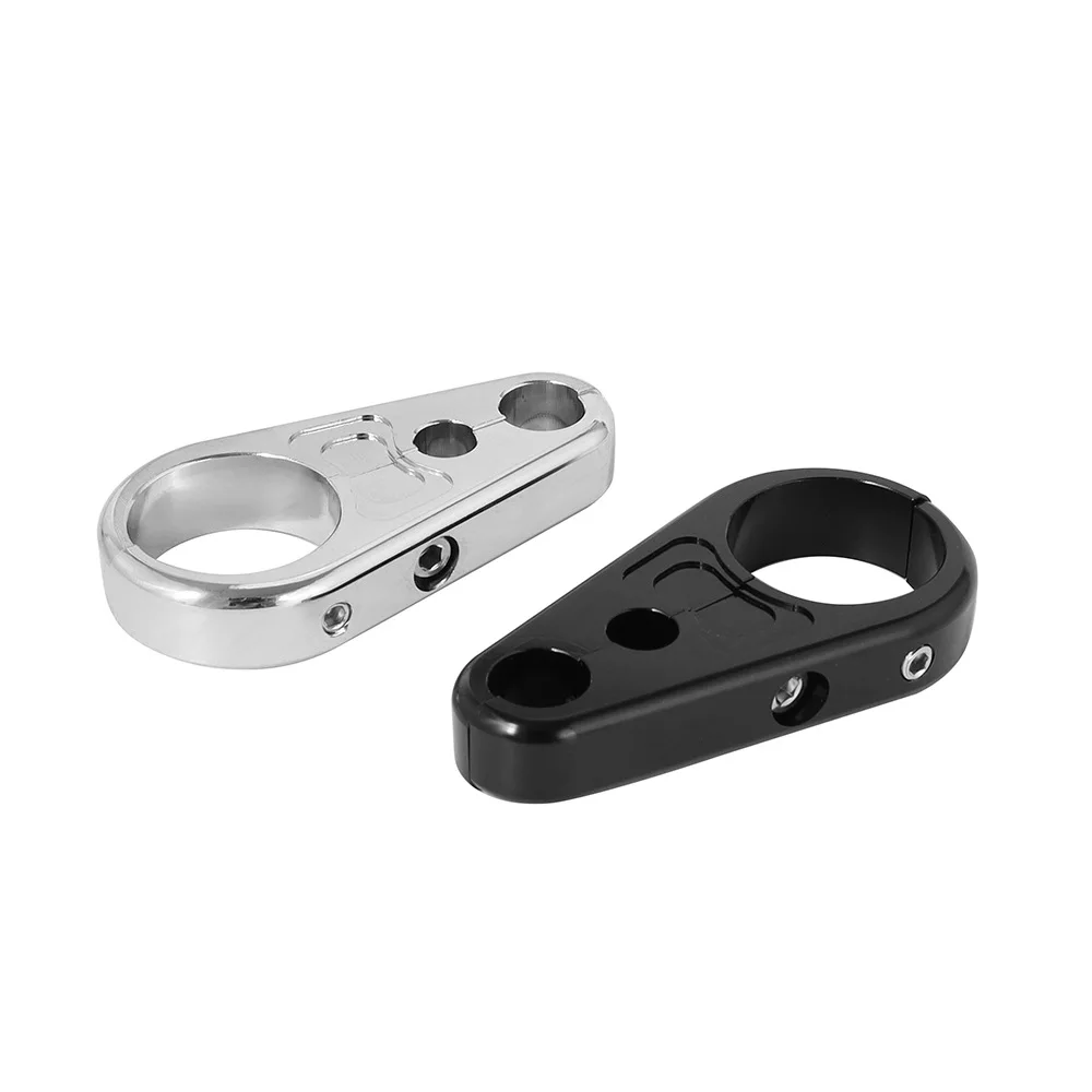 1Pc Motorcycle Brake Clutch Cable Clamp 25mm Bar Fork Holder Throttle Wire Clip