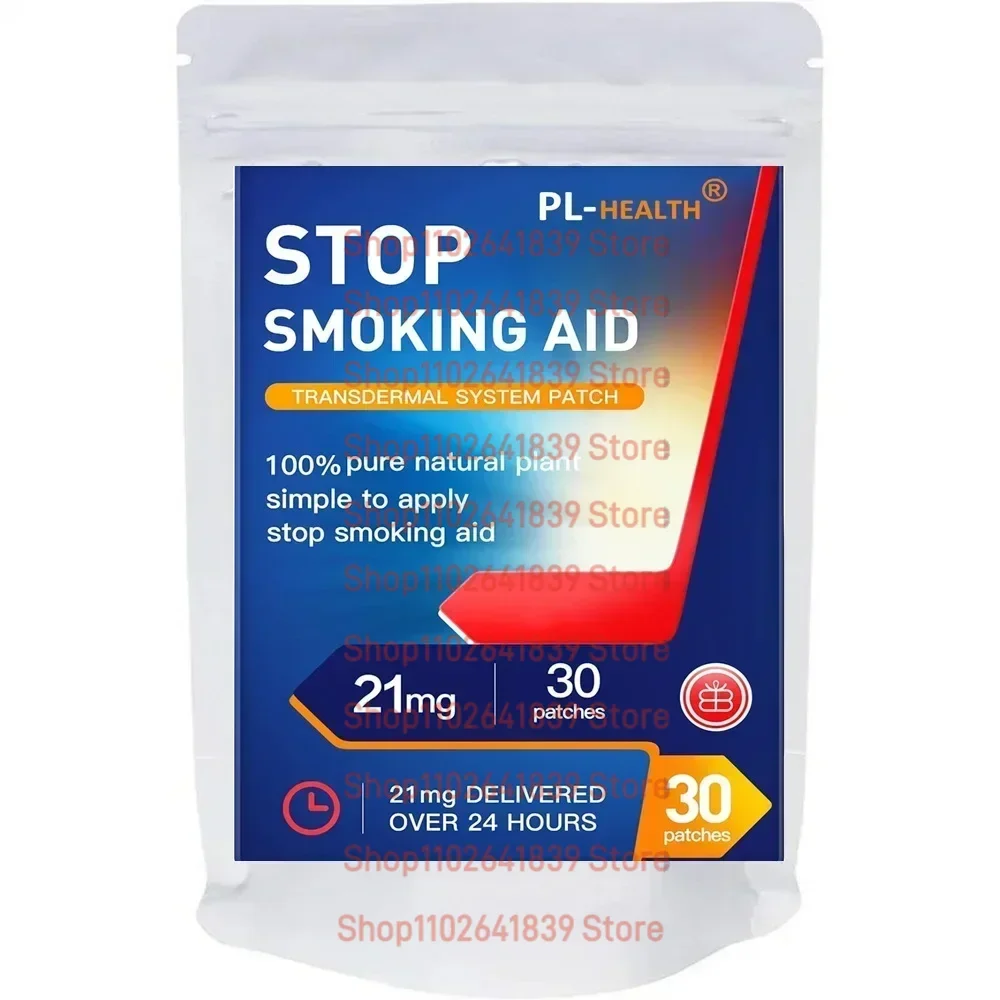 Stop Smoking Transdermal Patches 21 Mg Quit Patches, Easy and Effective Stop Smoking Aid 30 Patches One Month Supply