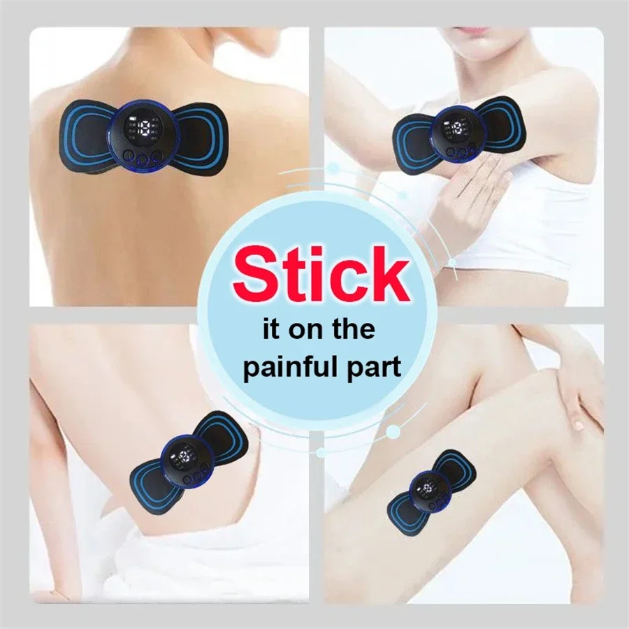 EMS Back Massager Electric Body Massager Portable Foot Massager Neck Leg Shoulder Massager Muscle Pain Relief