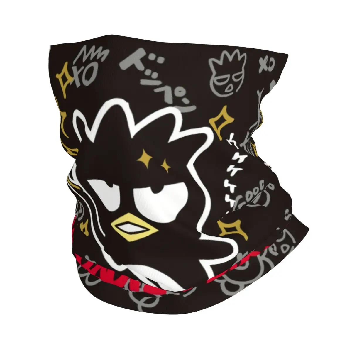 

BAD Badtz-Maru Sanrio Cartoon XO Child Winter Headband Neck Warmer Women Men Hiking Cycling Tube Scarf Face Bandana Gaiter