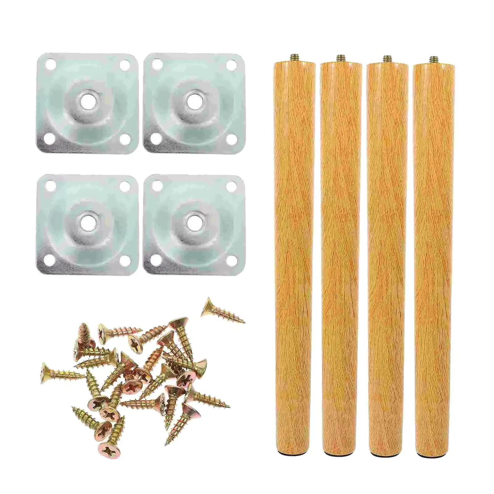 Premium Wood Furniture Legs Easy Install Table Feet for Replacement Sofa Cabinet Ottoman Designer Furniture