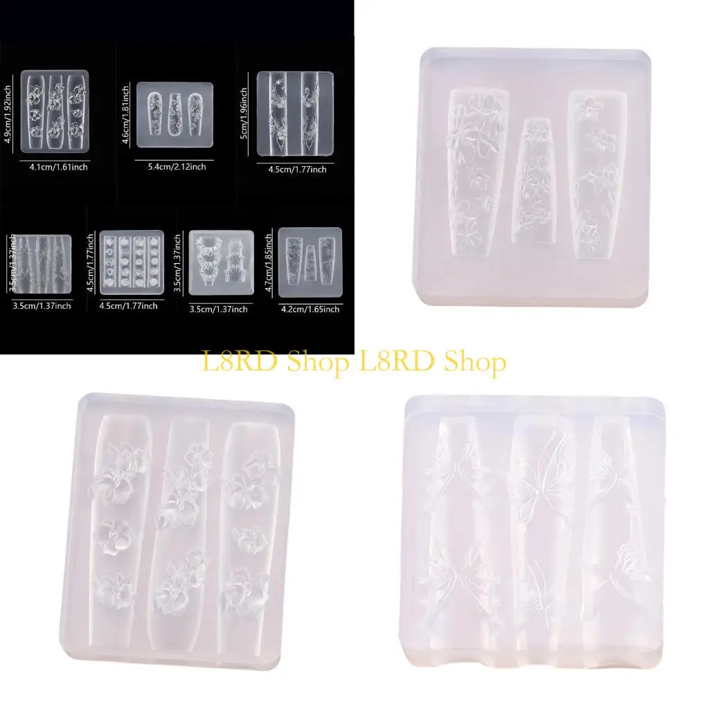 L8RD Achieve Beautiful 3D with Clear Silicone Mold Professional Mold Accesories for Creative Art Designs