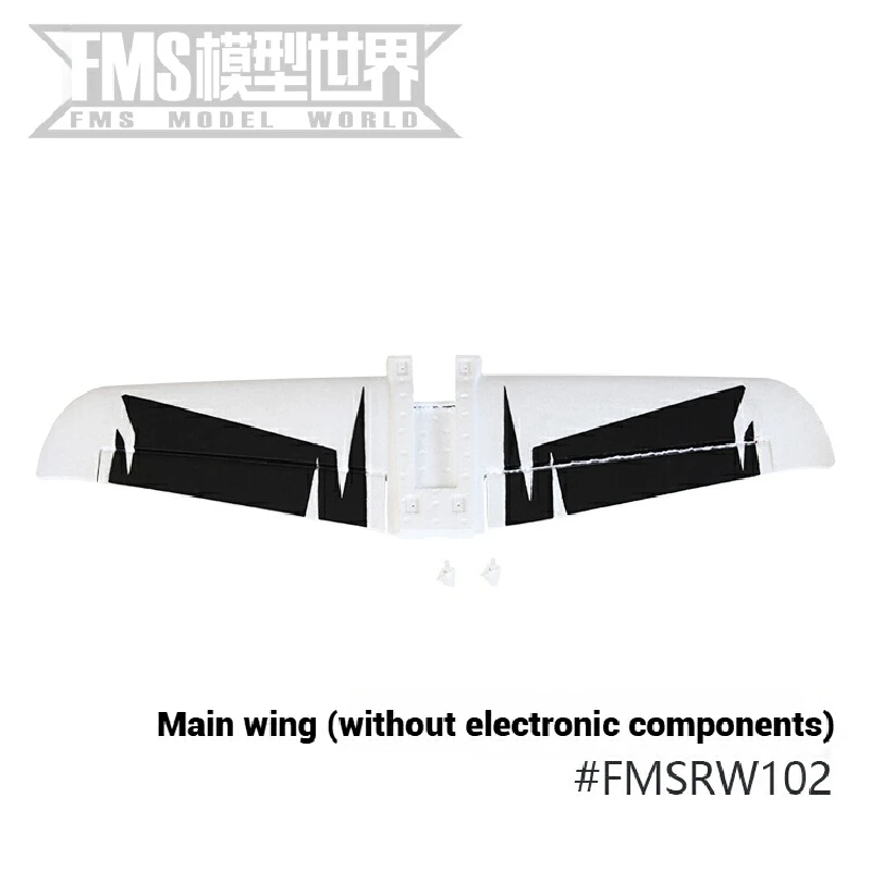Fms750mm lâmina 540 modelo avião acessórios corpo asas cauda plana trem de pouso e outros acessórios de brinquedo diy de alta qualidade