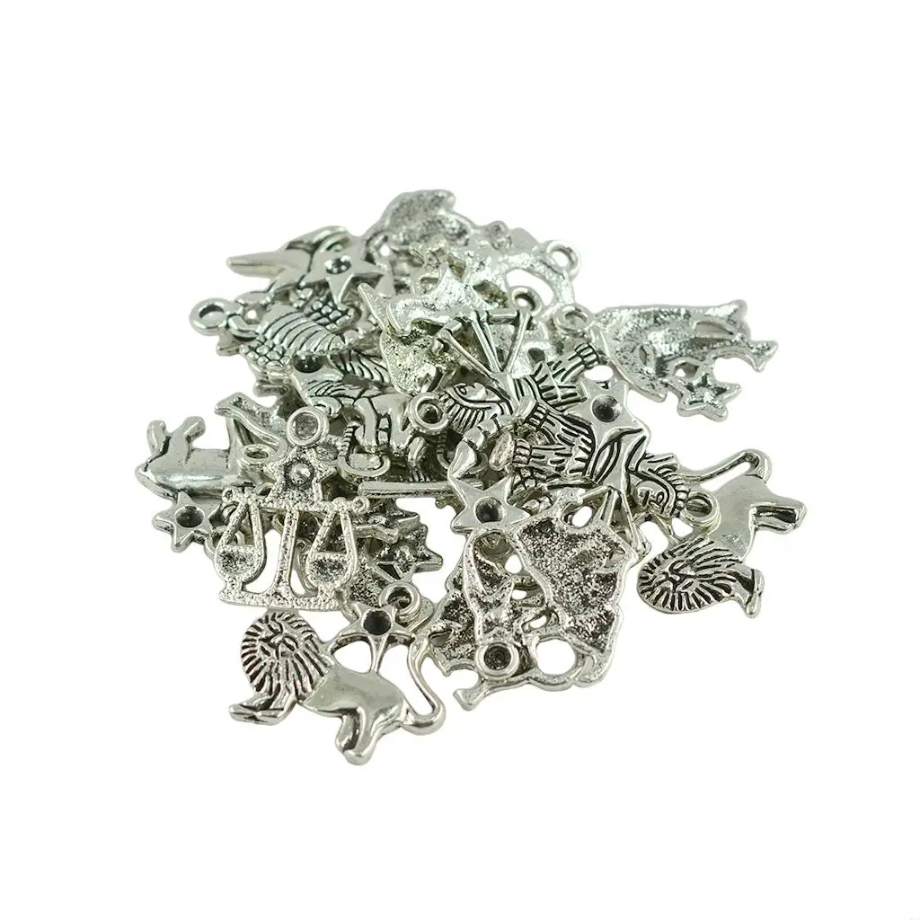 24 جهاز كمبيوتر شخصى قلادة على شكل مختلط سحر الخرز سحر لسلسلة قلادة