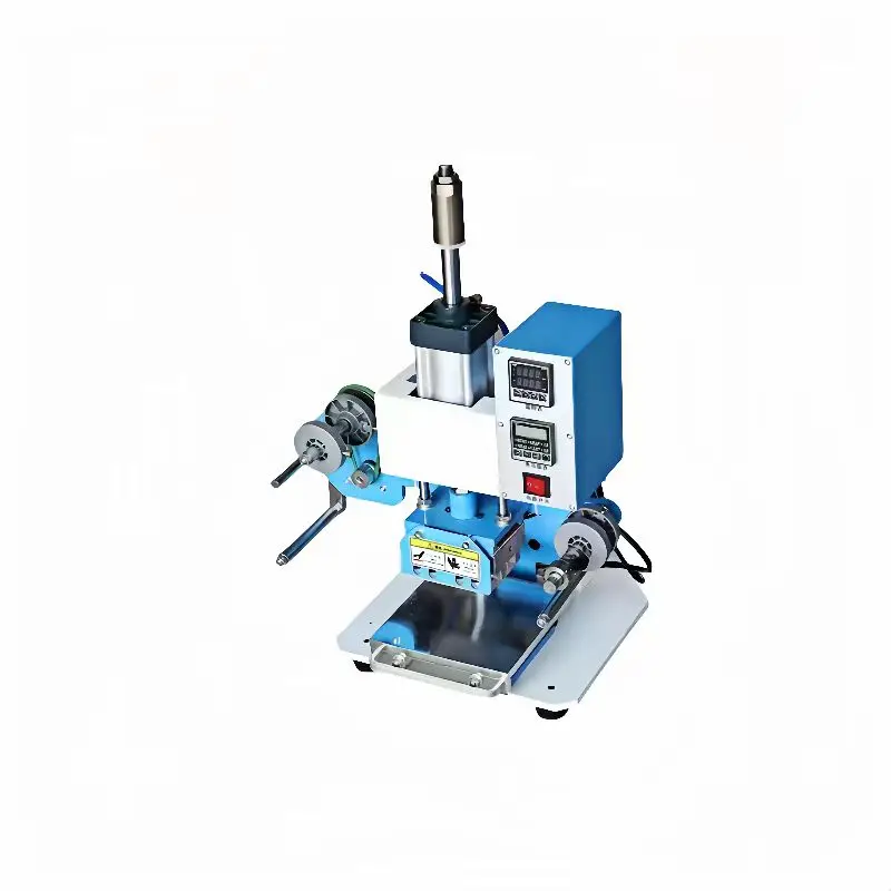 

Hot Press Hot Stamping Machine Leather Stamping Machine For Shoes Logo Hot Bronzing MachinePneumatic Bronzing Machine