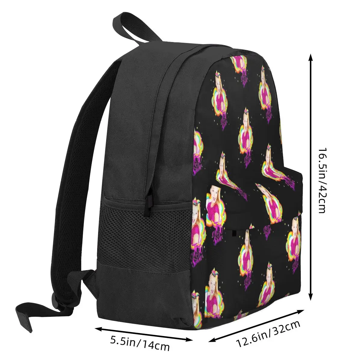 Jojo Siwa Dancer Women Backpack 3D Print Fashion Student School Bag Computer Backpack Teenage Waterproof Rucksack