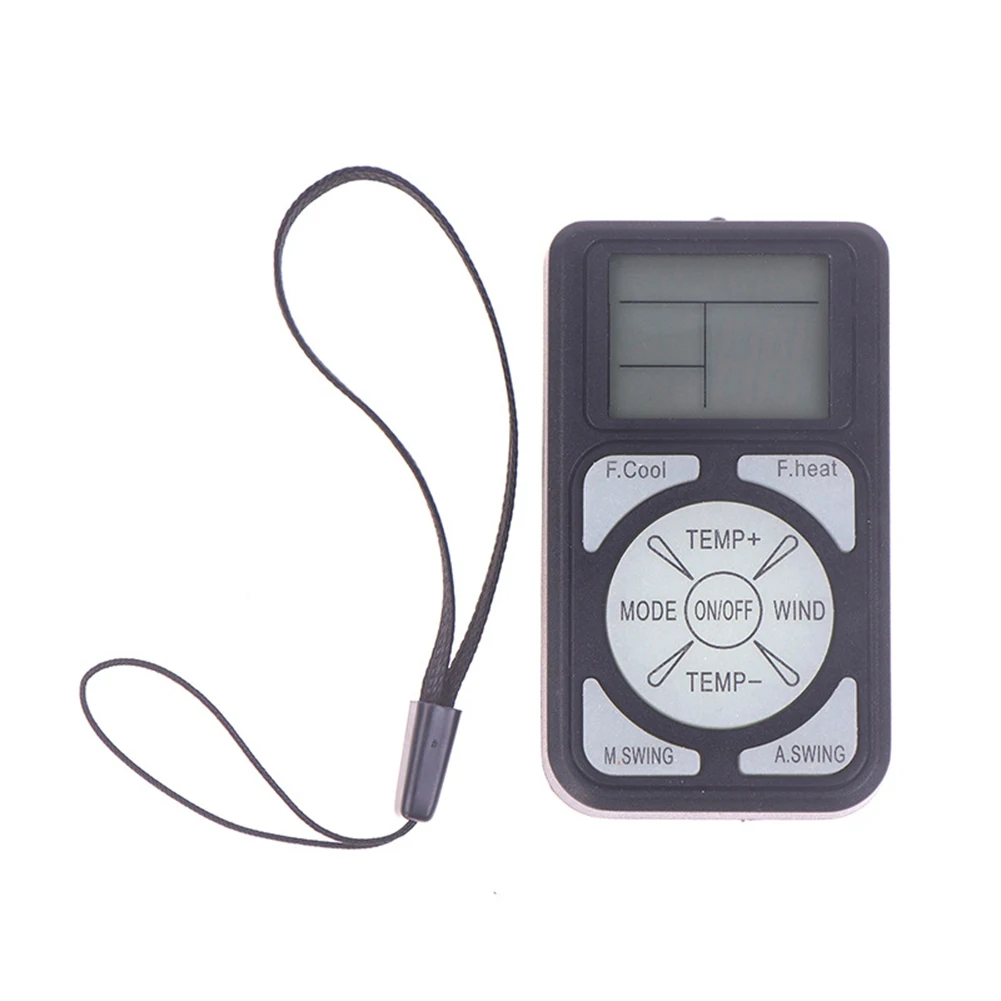 Multi Brand Air Conditioner Remote Control Featuring LCD Screen and Night Light Designed for Portability and Convenience