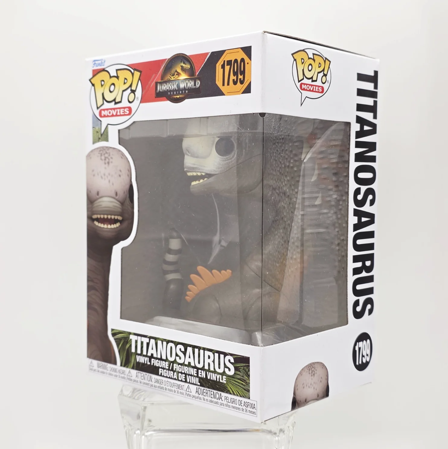 

Titanosaurus #1799 Figure Jurassic World : Rebirth Funko Pop Official Genuine Limited Edition Collect Figures Dinosaur Fans Gift