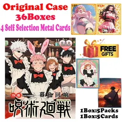 Newest Wholesale Jujutsu Kaisen JJK Colored Paper Global Trading Collection Card Japanese Anime Gojo Nanami ACG TCG Hobbies Gift