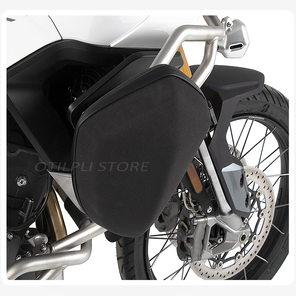 Motorcycle Bumper Bags Black Crash Bar Guard Bags For HONDA BMW YAMAHA SUZUKI Universal Storage Bag