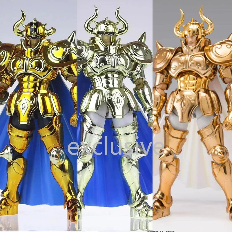 In Stock CS Model Saint Seiya Myth Cloth EX Taurus Aldebaran 24K/OCE Gold Knights of The Zodiac Anime Metal Armor Action Figure