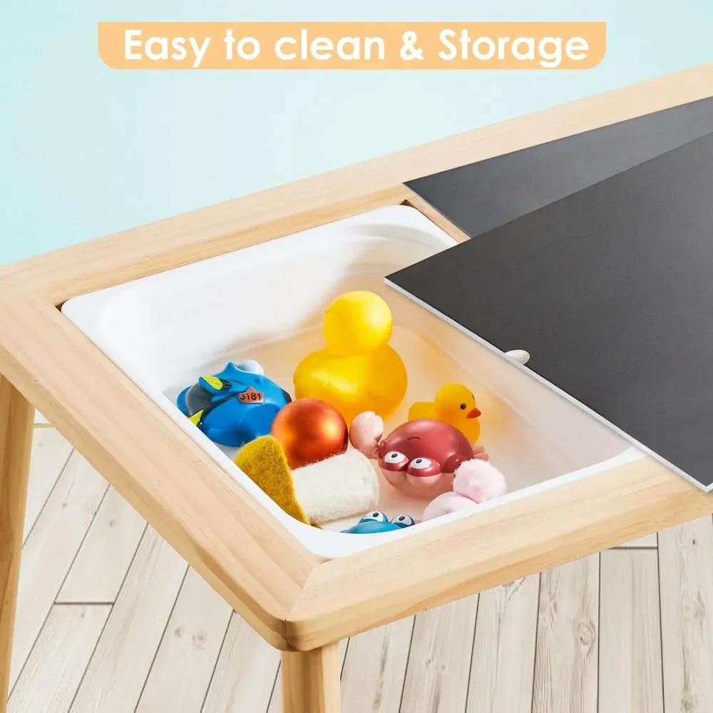 Beright Kids Table, Play Sand Table Indoor Sensory Table, not with Storage Bin for Kids, Perfect Choice for Christmas