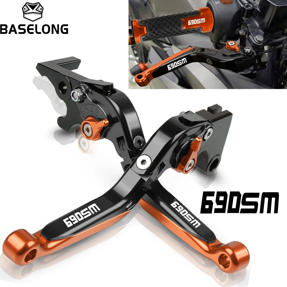 

Motorcycle Brakes Folding Extendable Handles Lever Brake Clutch Levers CNC Motorbike Accessories For KTM 690SM 690 SM 2007 2008