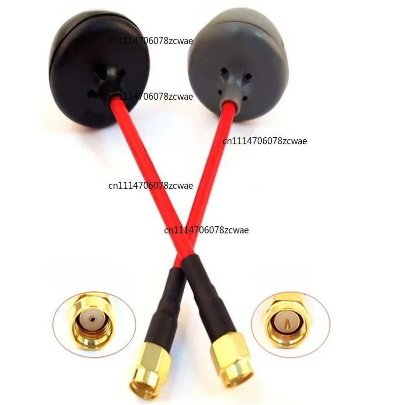 for FPV Goggles Racing Drones QAV250/MR250/QAV280 FatShark SpiroNet 5.8GHz RHCP FPV Antenna SMA/RP SMA Right Angle Connector