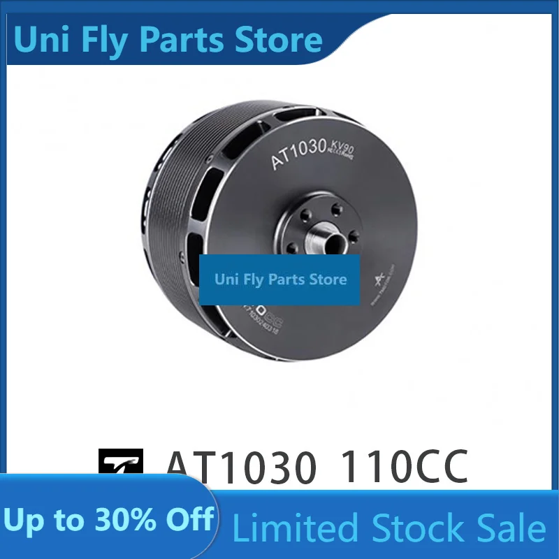 AT1030 KV90 110CC T-MOTOR Fixed Wing Brushless Motor For E-Rocket E-Drone E-Heli Black High Power Aircraft Engine Drone PaUniFly
