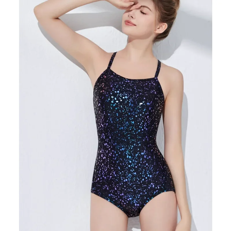 Female Beginner Professional Quick Drying One-piece Swimsuit