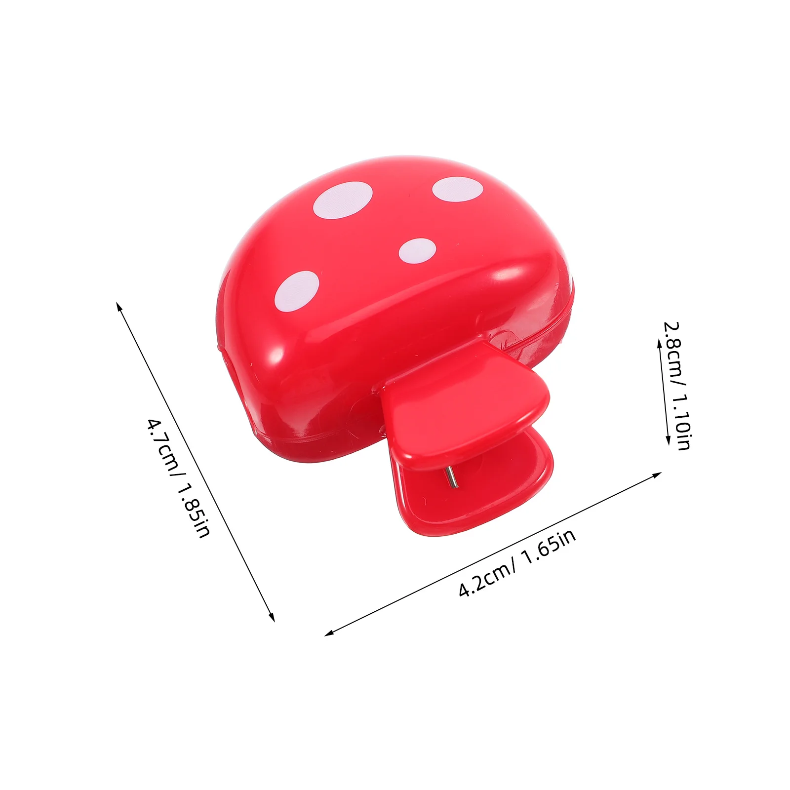 4 قطع من أغطية رأس فرشاة الأسنان للسفر على شكل فطر مقاومة للغبار، حافظة فرشاة بمشبك بلاستيكي محمول للاستخدام في التخييم #6