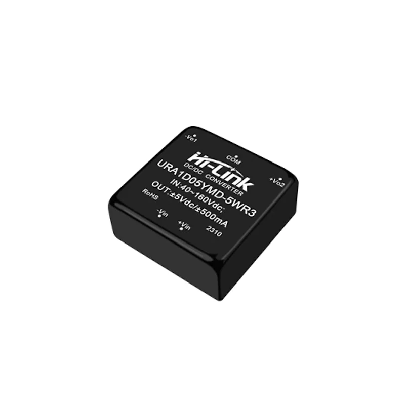 5W 110Vdc to 3.3V/5V/9V/12V/15V/24V URA1D05YMD-5WR3 URA1D12YMD-5WR3 DC-DC Power Supply Module 40~160Vdc