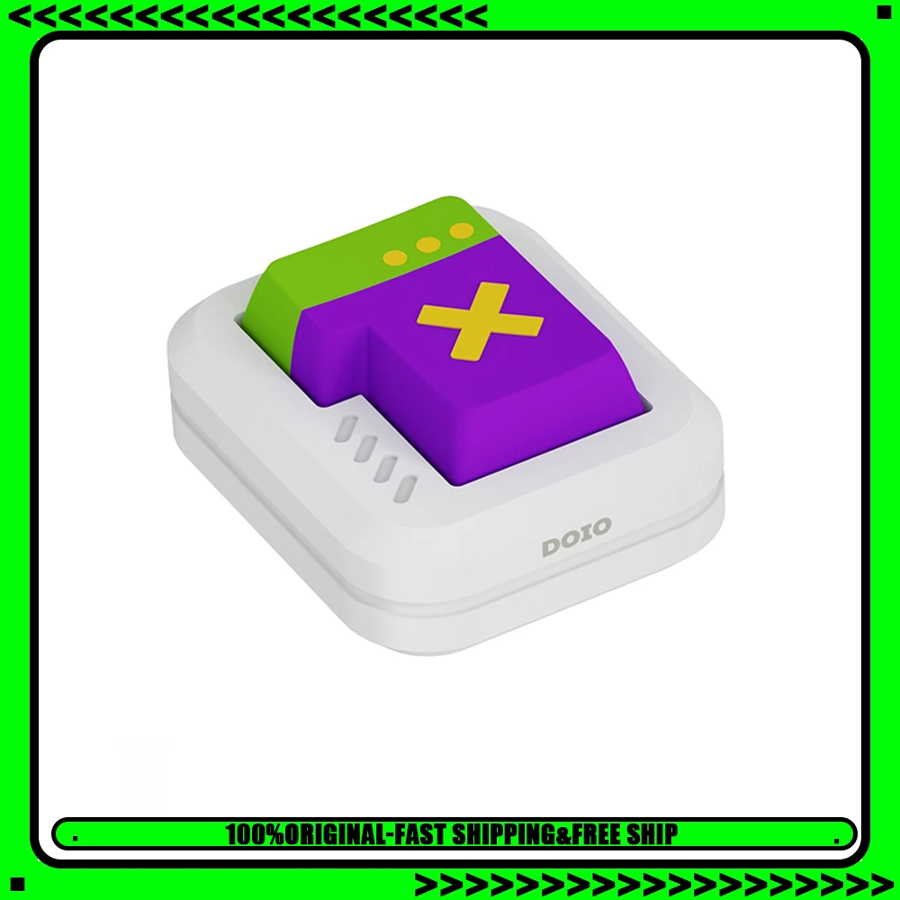 

DOIO KB01-14 Механическая клавиатура из алюминиевого сплава Проводной контроллер возврата каретки Настольный ключ питания Внешний настольный выключатель питания