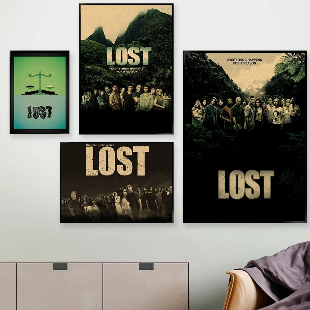 Lost TV Series Retro Poster Collection Abstract Wall Art Prints Modern Canvas Painting Living Room Nordic Home Decor Pictures