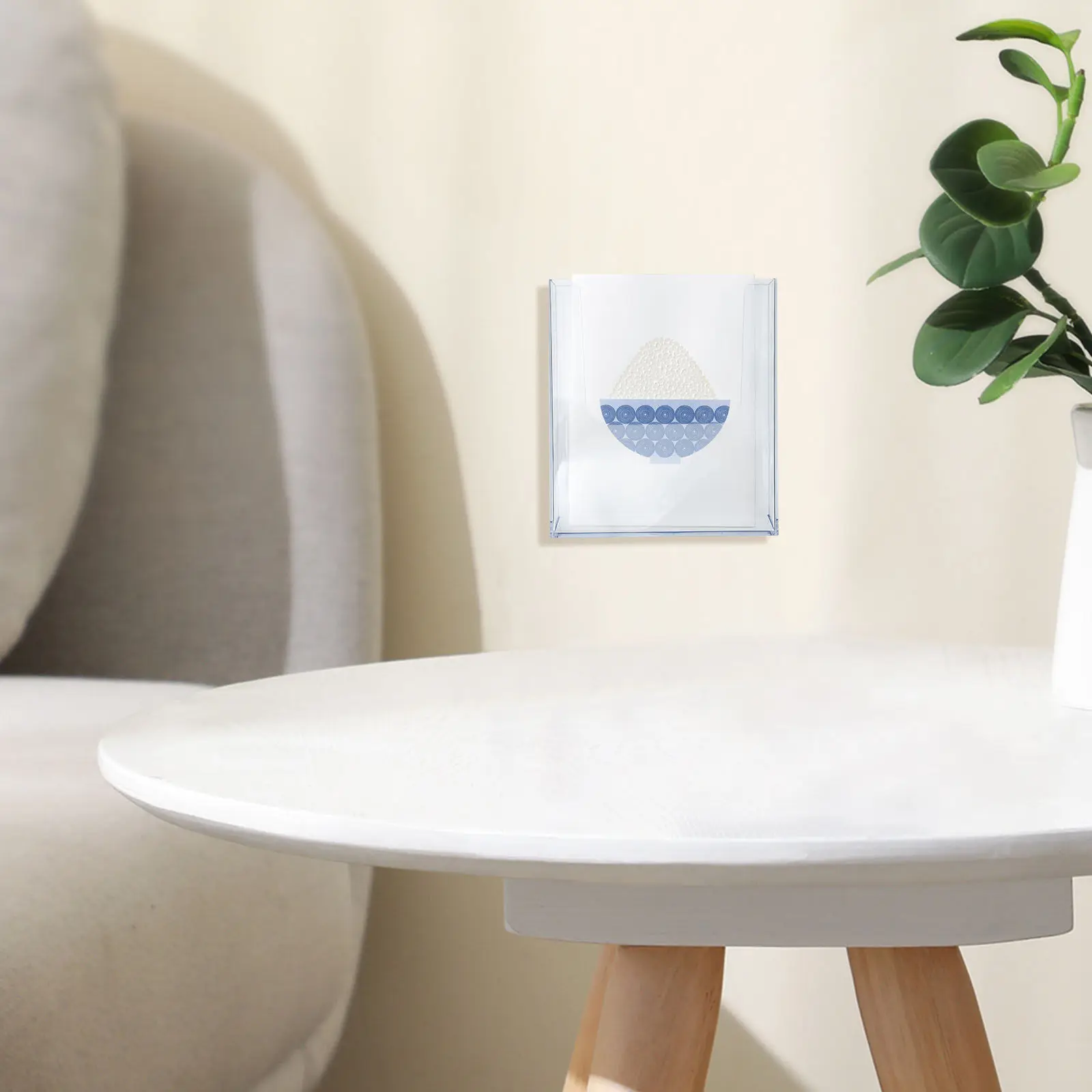 

Wall Mail Organizer Acrylic File Holder Office Desktop Storage Rack for Letters Magazines Documents Efficient Organizer