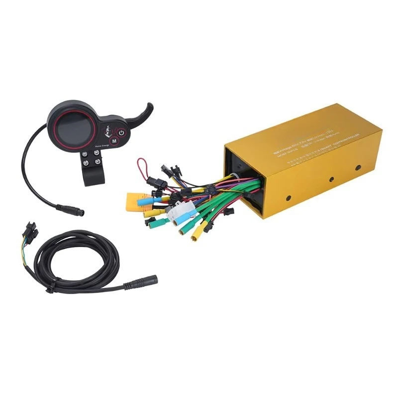 72v 96v 5000w 120a square wave electric scooter controller display kit compatible with multiple models
