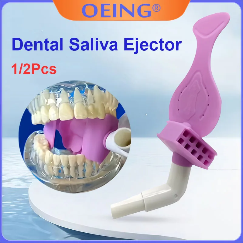 

1/2Pcs Dental Materials and Instruments: Oral Retractors Saliva Ejectors Tongue Holders High-Temperature Sterilizable Silicone