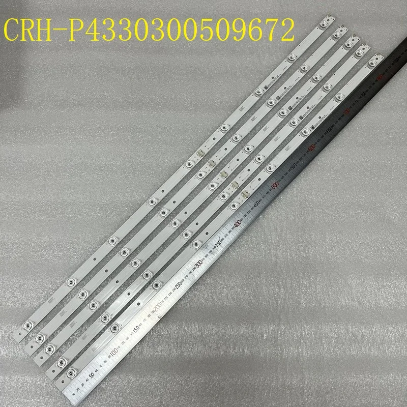 

LED Backlight Strip 9LED For Sharp LC-43UI8652E LC-43CUF8472ES LC-43CUG8462KS LC-43CUG8461KS LC430EQY-SHM1 RF-AJ430E30-0901S-08