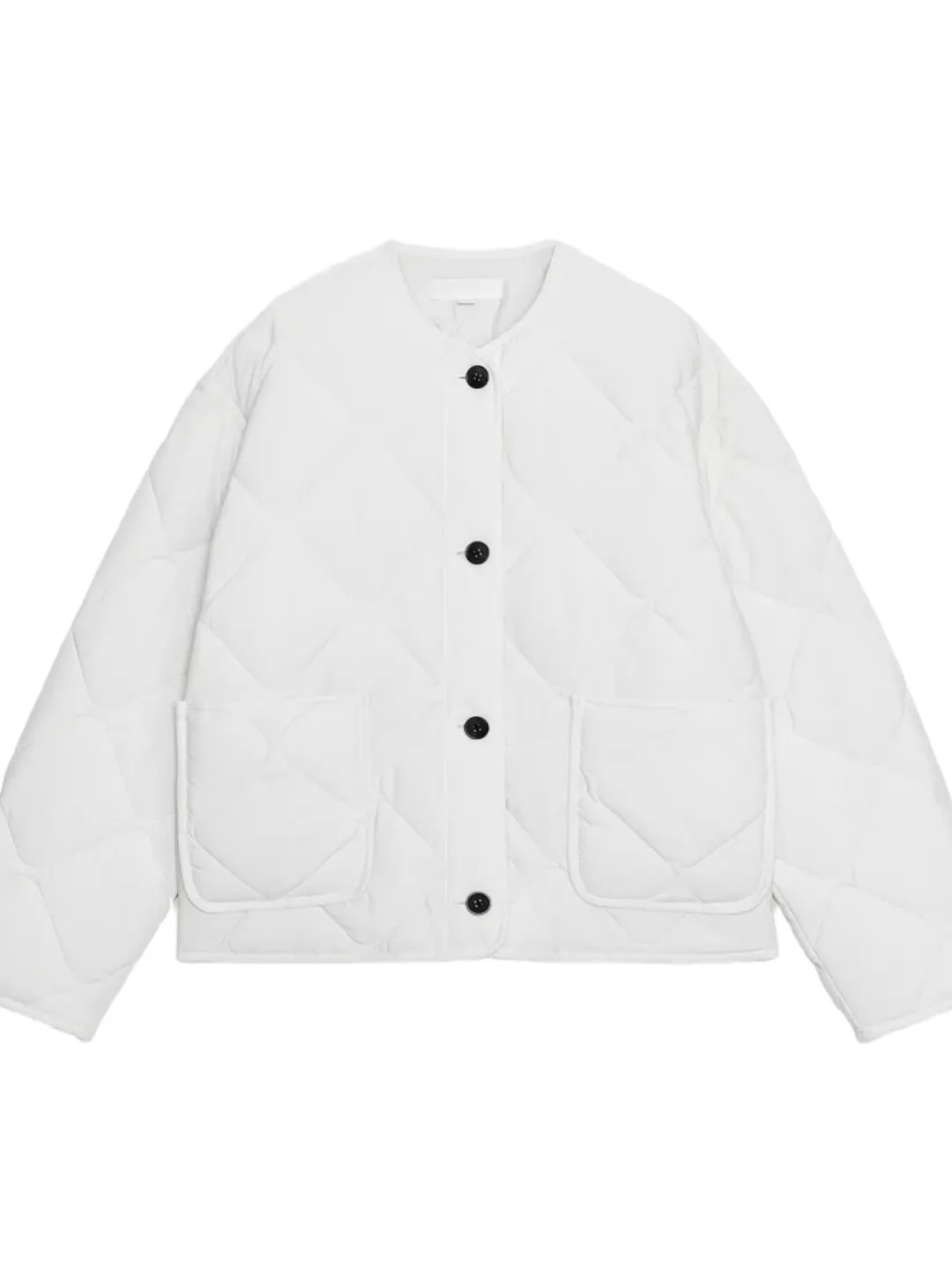 

New Autumn Winter Women's Casual Long Sve Cotton Jaet Waterproof Zipper Closure Straight Cut Commute Sle Color