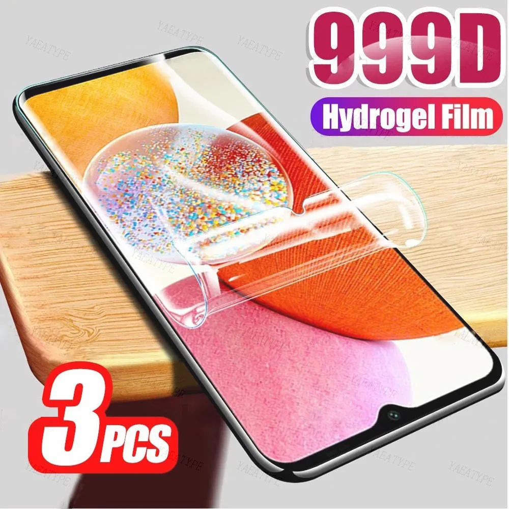 3PCS Screen Protector For Samsung Galaxy A54 A34 A24 A14 4G 5G A 54 34 24 14 4 5 G High Quality Hydrogel Film