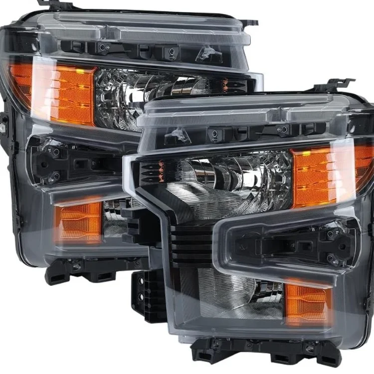 High Quality Headlights For Chevrolet Silverado 2500 HD 2020-2023, 84738616 Driver And Passenger Side Replacement
